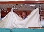 Luke getting ready for bed