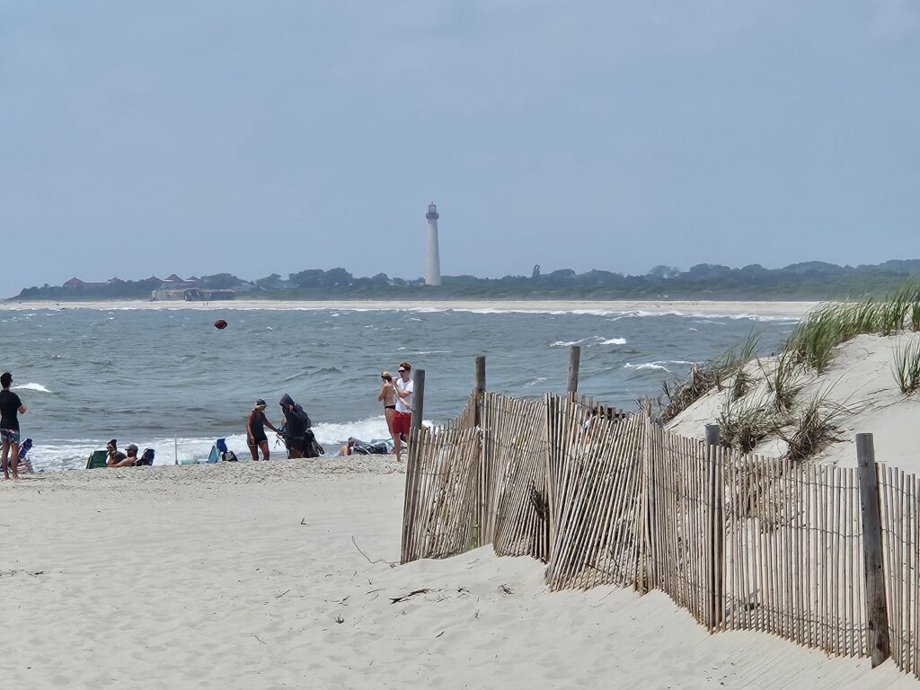 Cape May Beach, looking south