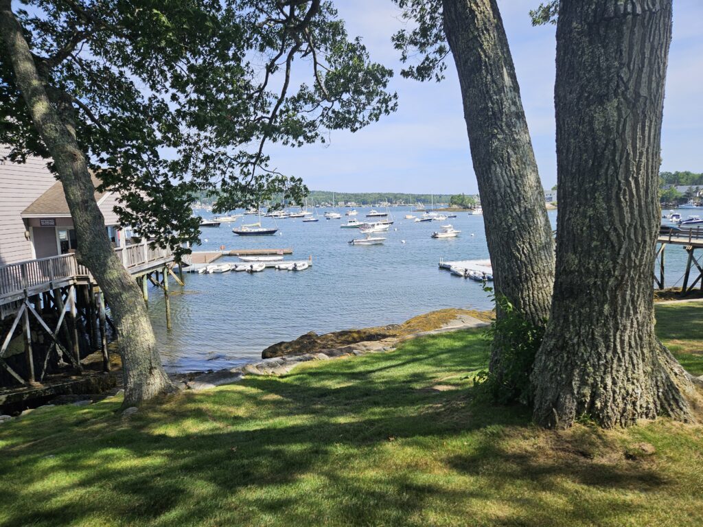 Boothbay Harbor viewed from the Yacht Club