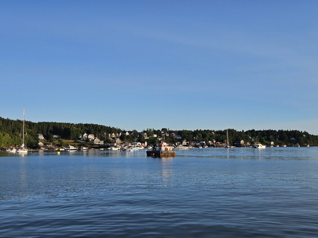 Fisherman's Co-op in Burnt Coat Harbor, Swan's Island